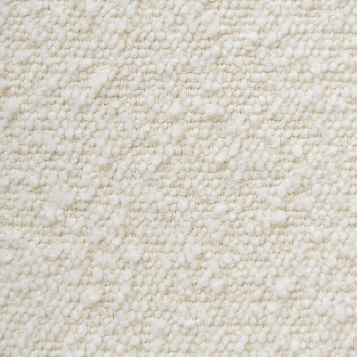 Wide Modern Square Boucle Upholstered Ottoman thumbnail 3